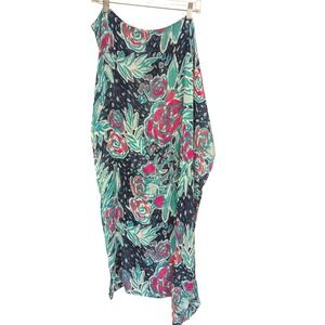 Lilly Pulitzer Floral infinity scarf some runs super soft Romantic‎ Rose